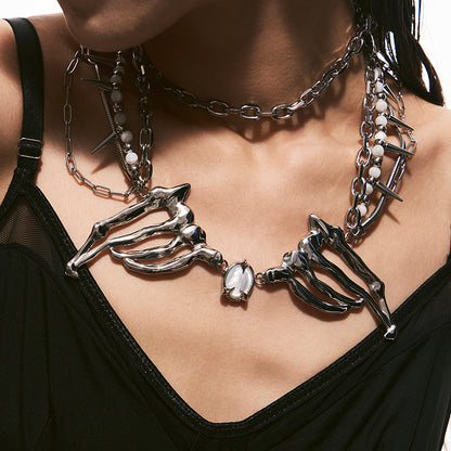 Detachable Manta Bone Waist Chain