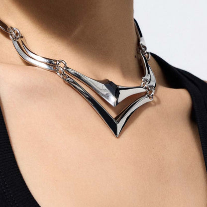 Knight Armor Double-Layer Necklace
