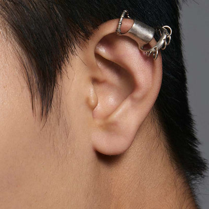 S925 Sterling Silver Piercing Ear Cuff (Single)