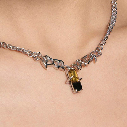 Stilyaga Gradient Tourmaline Necklace