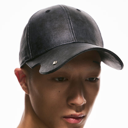 Asymmetrical Deep-Crown Cap