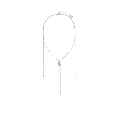 Snake Head Slider Y Necklace