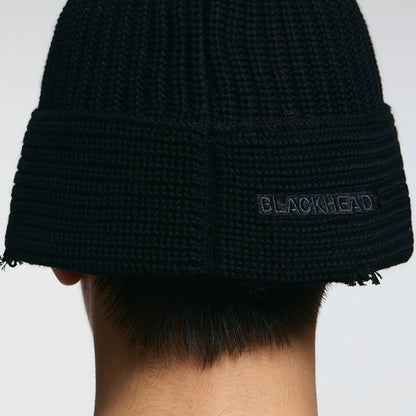 Studded Piercing Knit Beanie
