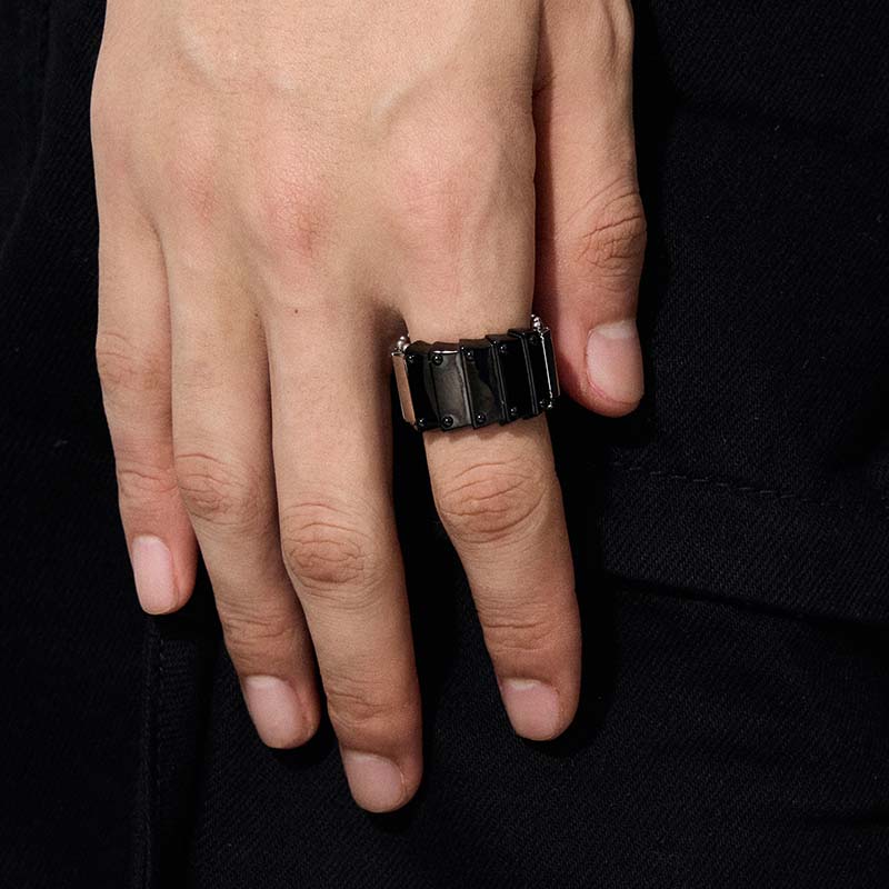 Knight Armor Multi-Layer Ring