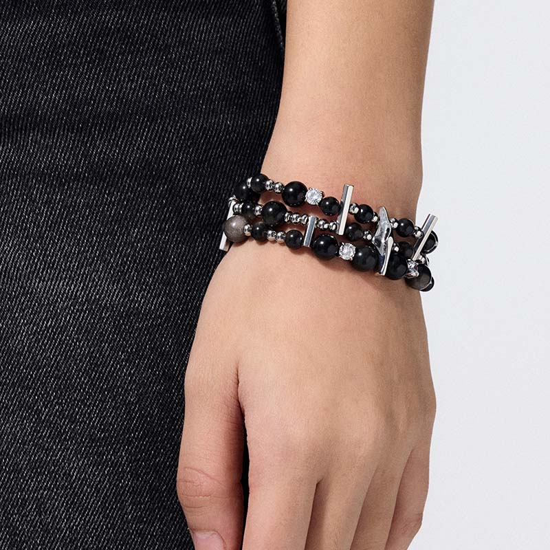 Crescent Knight Multi-Layer Bracelet