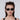 APOCALYPSE RIMLESS METAL-RIM IRREGULAR SUNGLASS