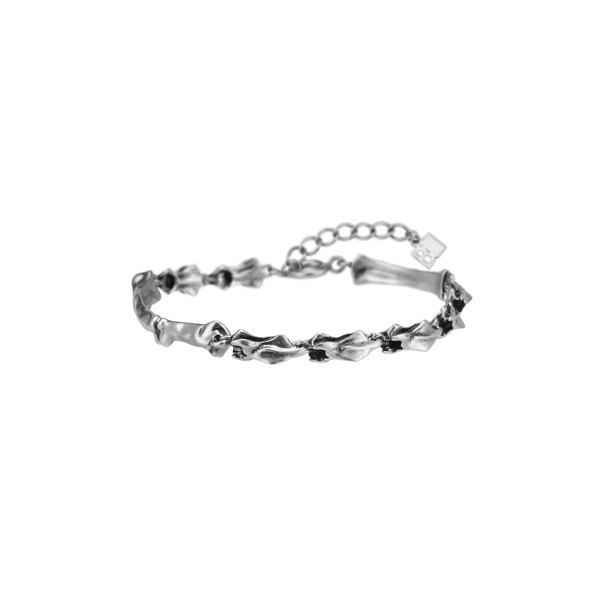S925 Night Cat Bone Bracelet