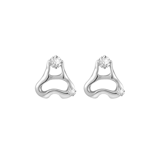 Pull Ring Stud Earrings