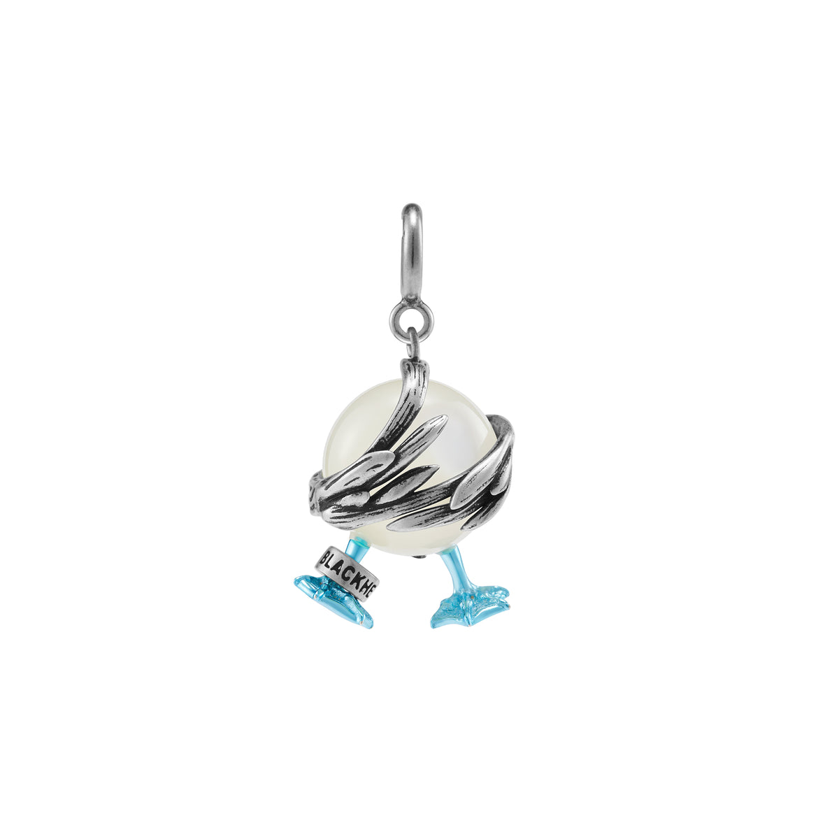 S925 Blue Booby Wing Pendant