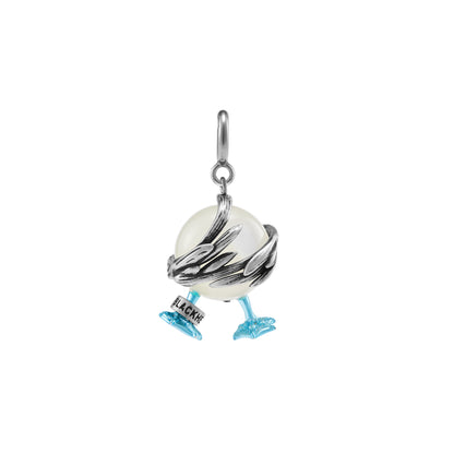 S925 Blue Booby Wing Pendant