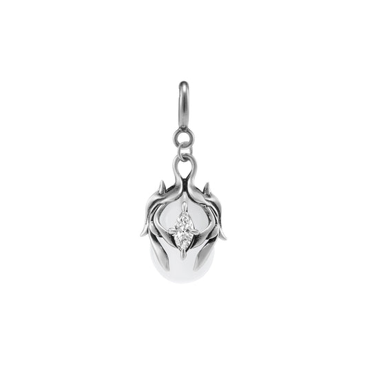 S925 Booby Bird Egg Pendant