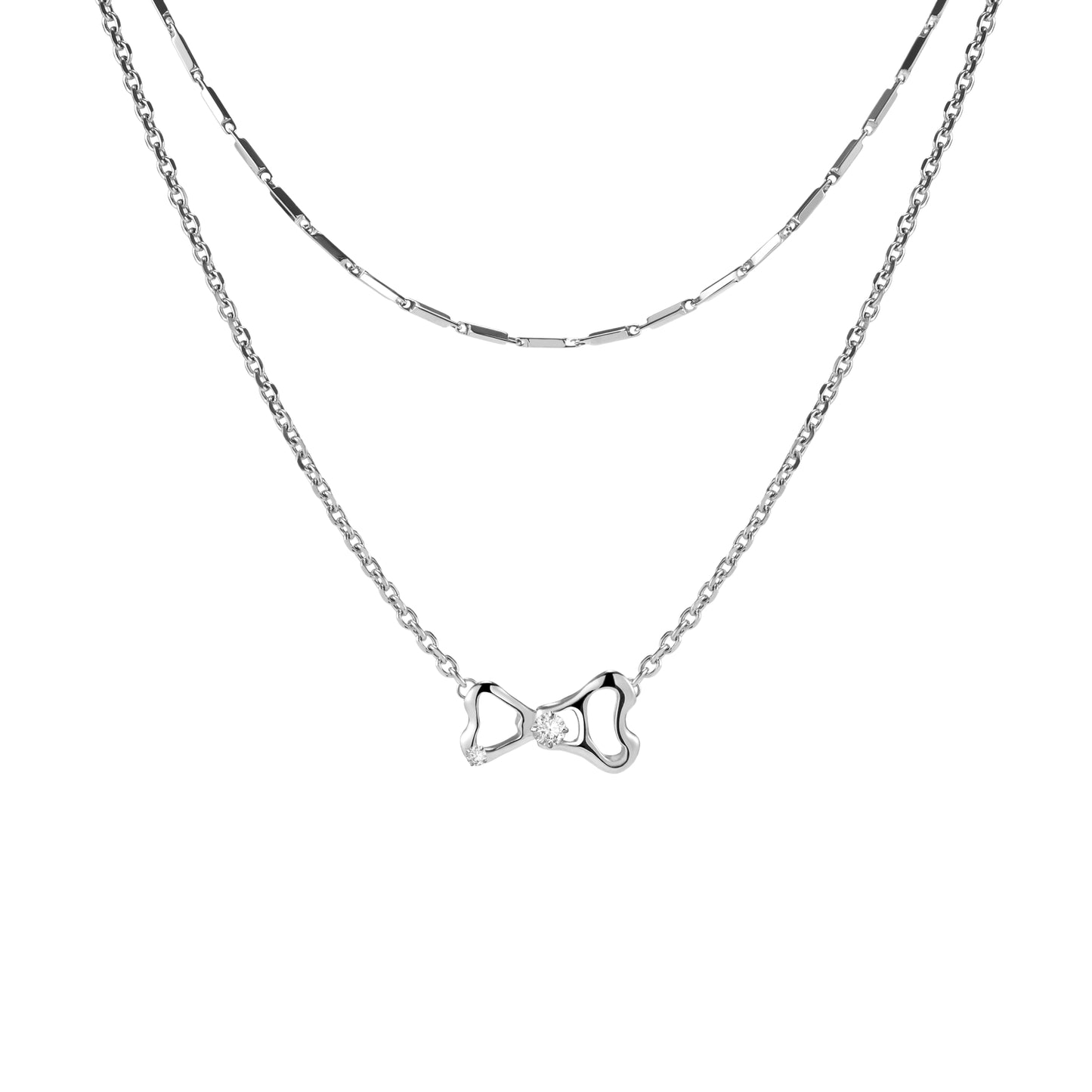 Pull Ring Double-Layer Necklace