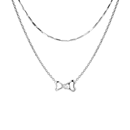 Pull Ring Double-Layer Necklace