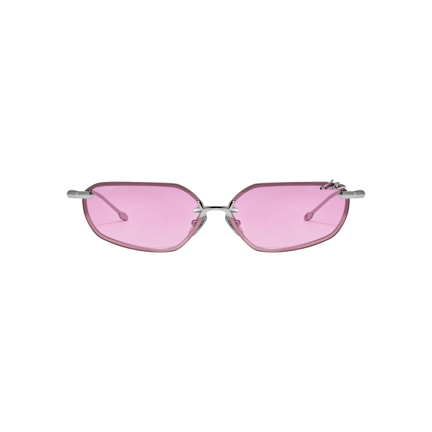 Piercing Ring Slim-Frame Sunglasses