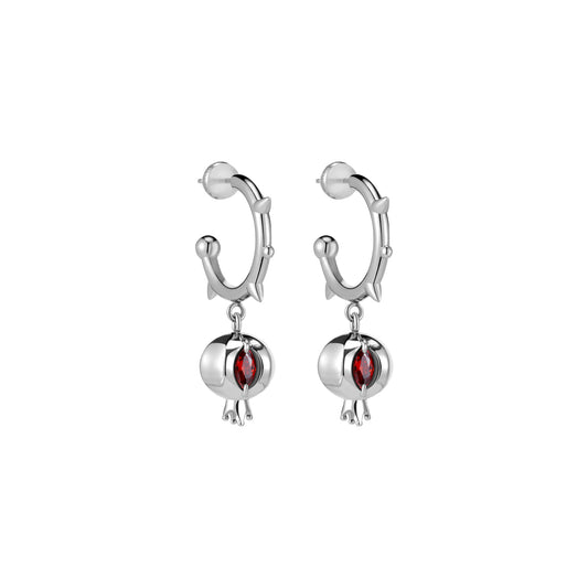 Bad Pomegranate Drop Earrings