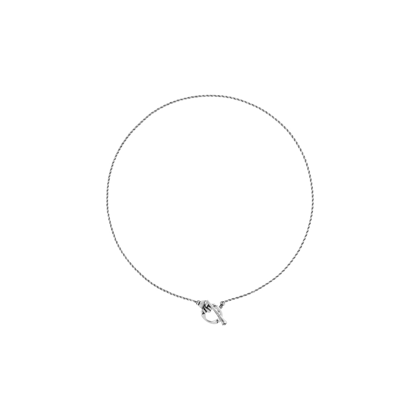 Night Cat Claw T-Bar Chain Necklace