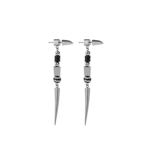 Stone Inlay Earrings