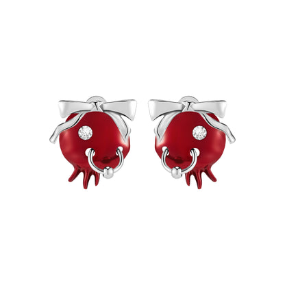 Pierced Bad Pomegranate Statement Stud Earring