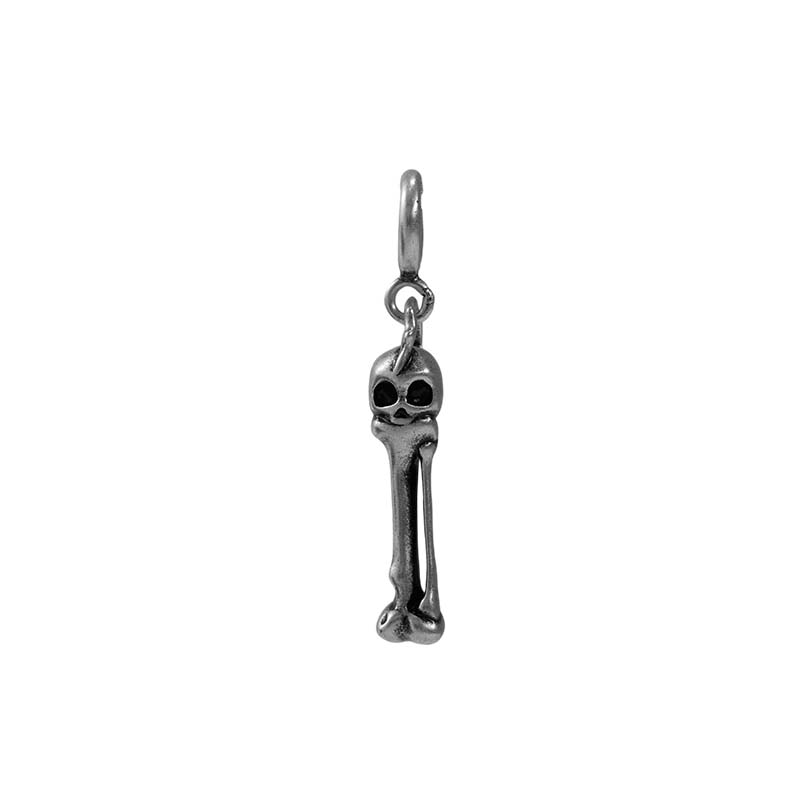 S925 Sterling Silver Bone Letter Pendant