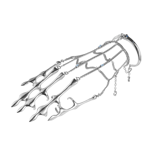 The X-Files Bone Shape Chain Combination Palm Decorative Body Jewellery