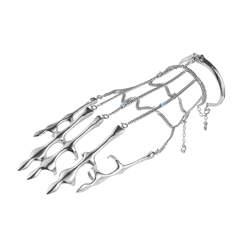 The X-Files Bone Shape Chain Combination Palm Decorative Body Jeweller ...