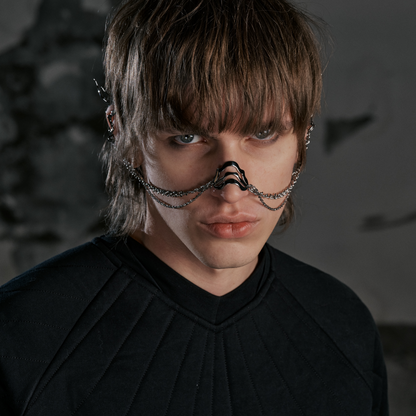 Dragon Tattoo Adjustable Flame Pattern Ear Hanger/Face jewelry