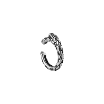 S925 Rattlesnake Tail Ear Cuff (Single), view 1