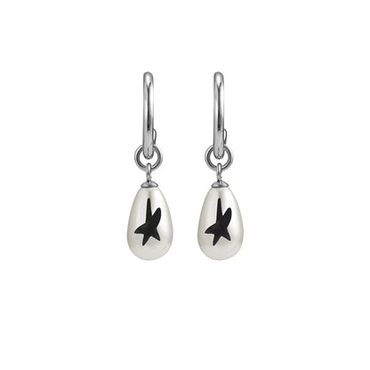 Pearl Graffiti Earrings