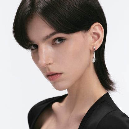 Triple Serpent Prismatic Drop Earrings