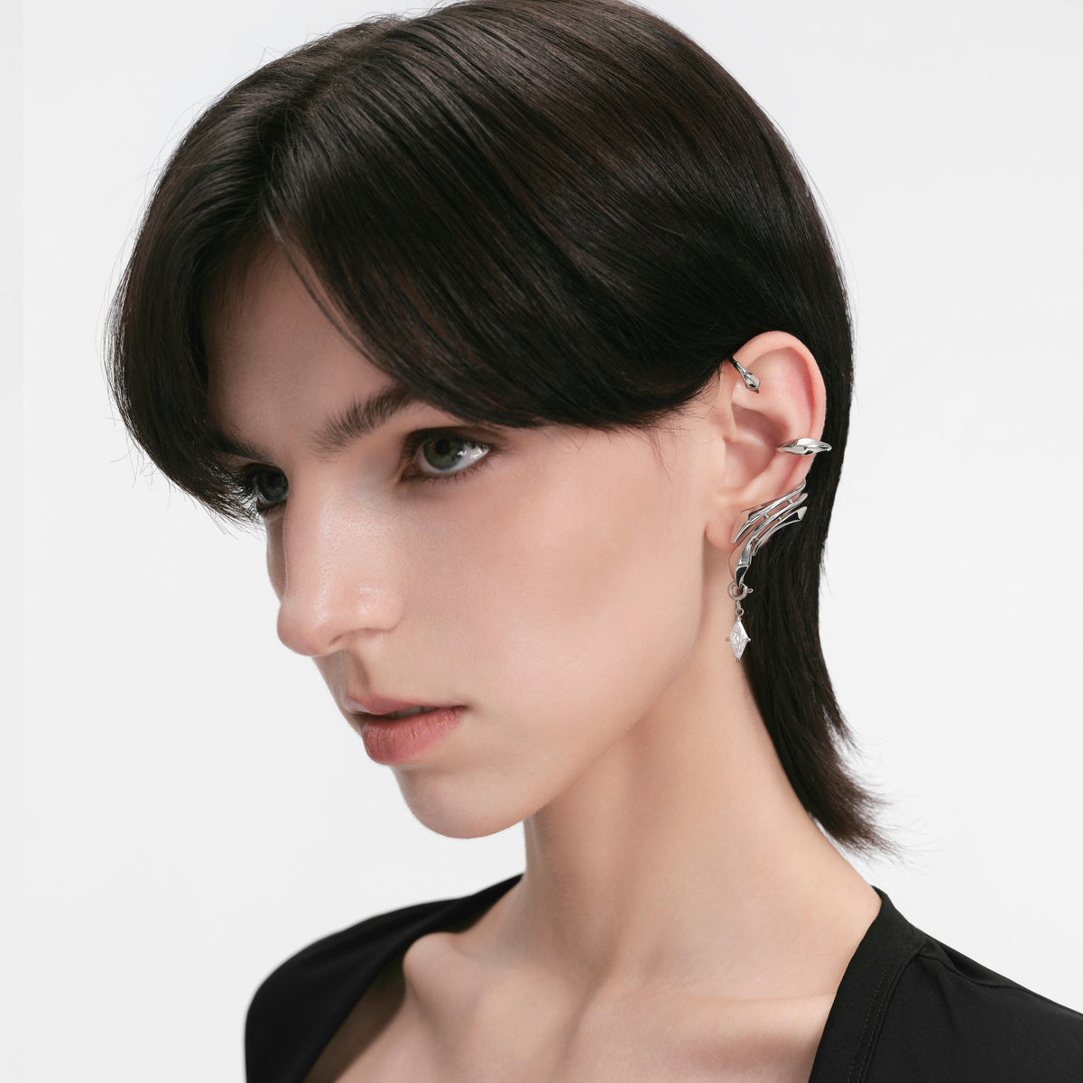 Diamond Prism Ear Cuff