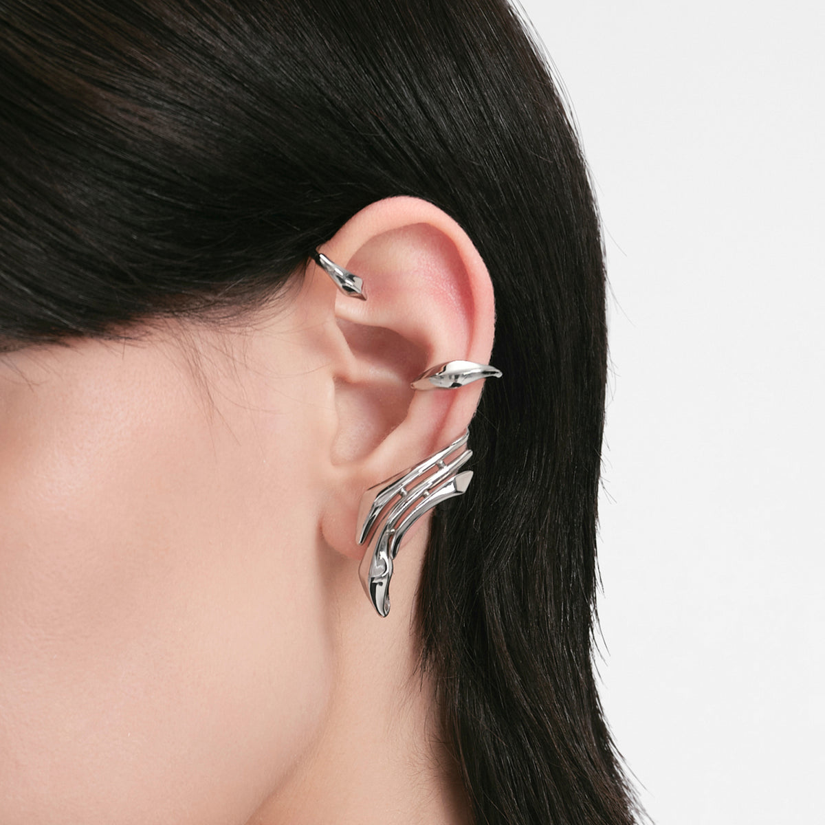 Diamond Prism Ear Cuff