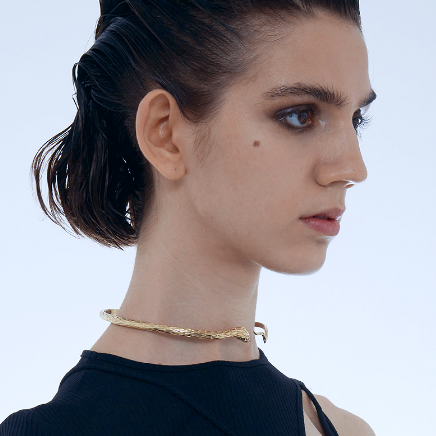 Bundle Sale Empty Town Snake Neck Ring Bangle Set