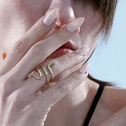 Empty Town-Snake Ring