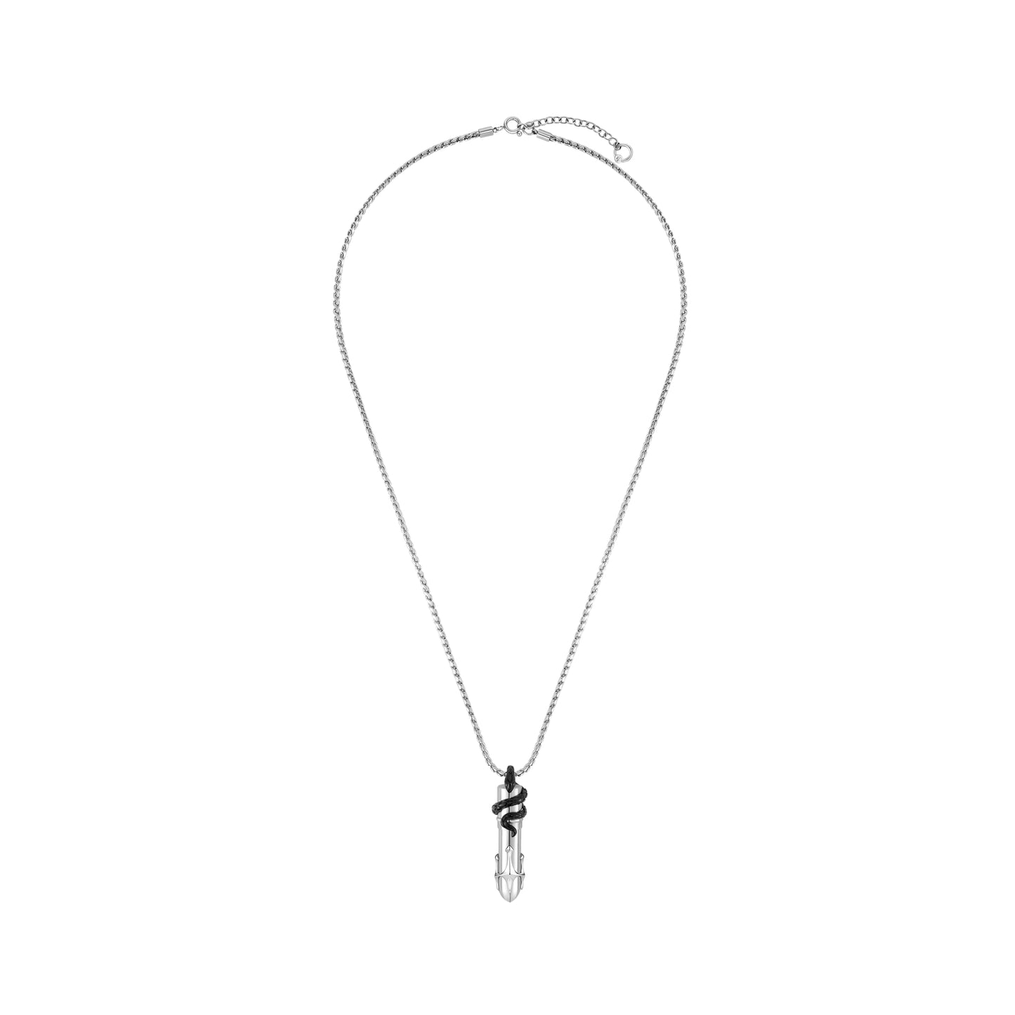 Snake Loop Perfume Bottle Necklace