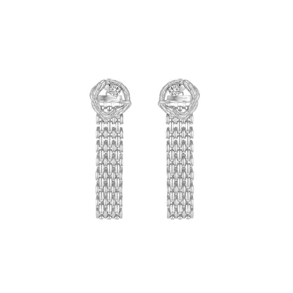 Snake Loop Watch Strap Earrings