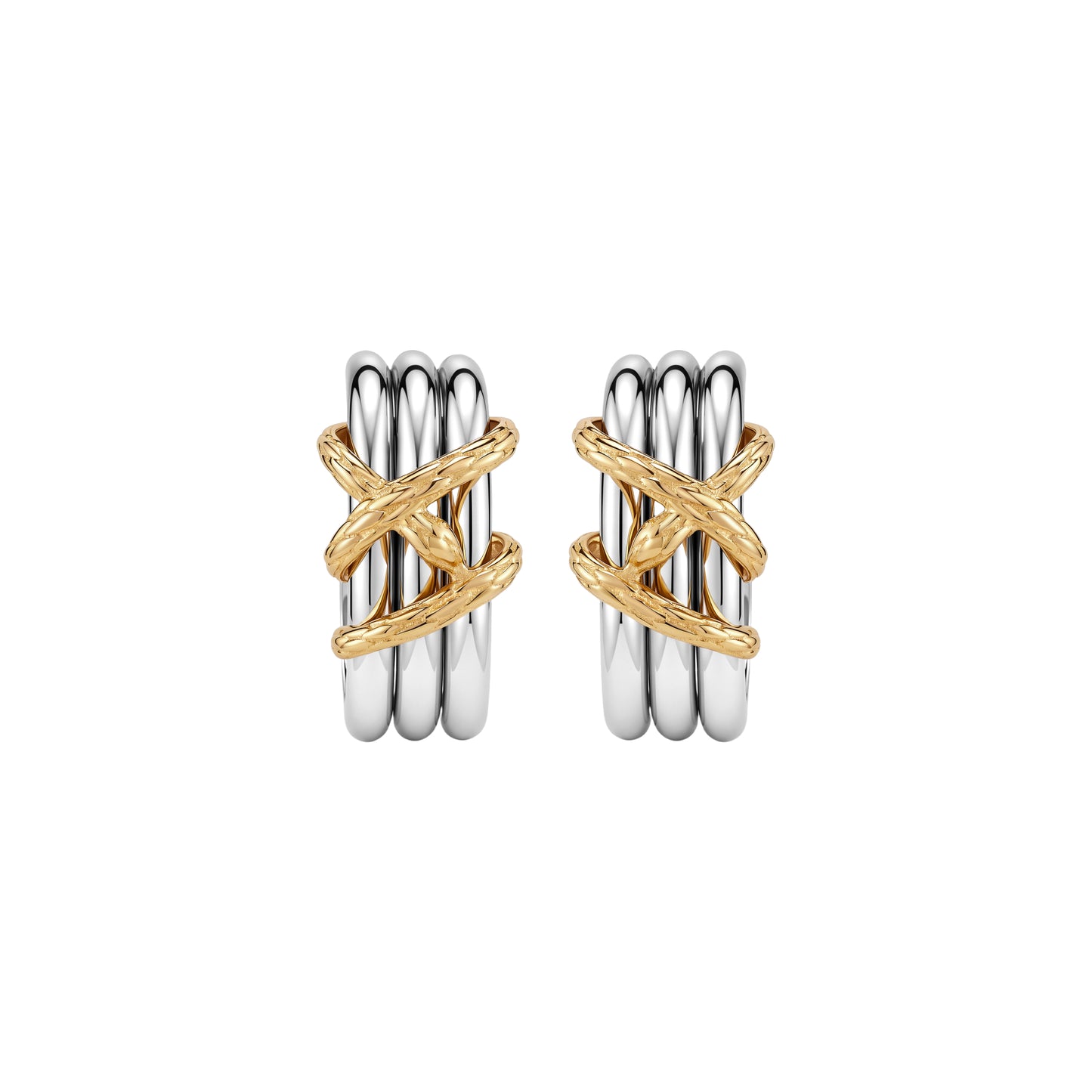 Snake Loop Hoop Earrings