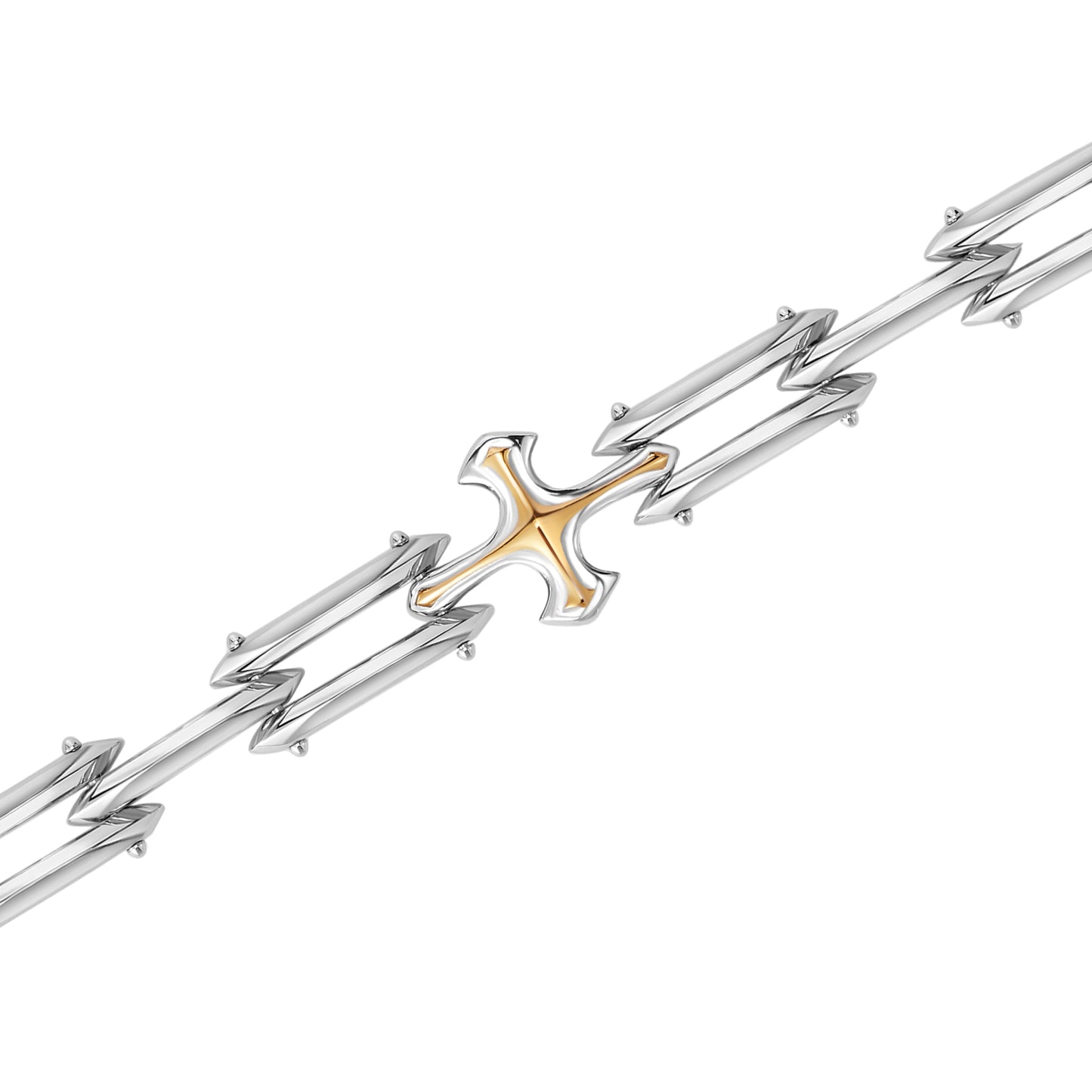 Starburst Key Double Rail Bracelet