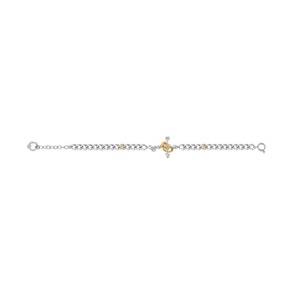 Starburst Key Snake Loop Bracelet