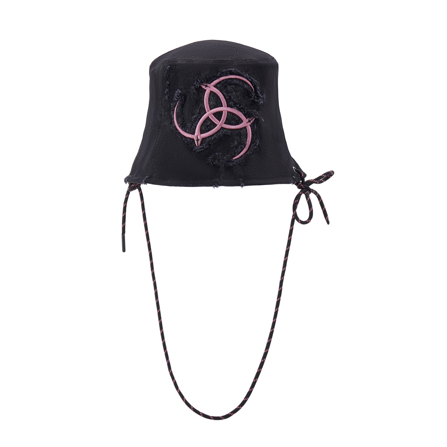 Triple Serpent Loop Denim Hat Bag