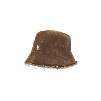 Triple Serpent Loop Pierced Reversible Bucket Hat