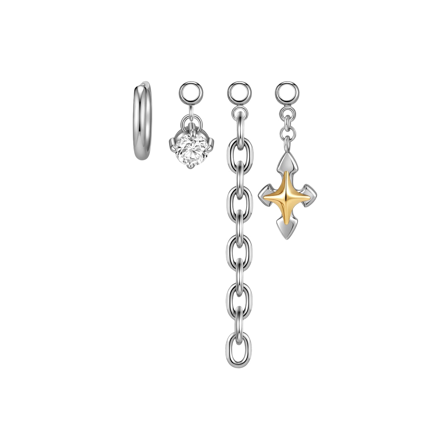 Starburst Key Chain Earrings