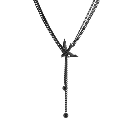 Peace Dove Tie Necklace