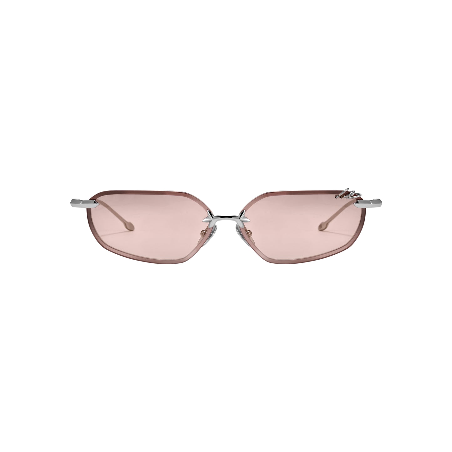 Piercing Ring Slim-Frame Sunglasses
