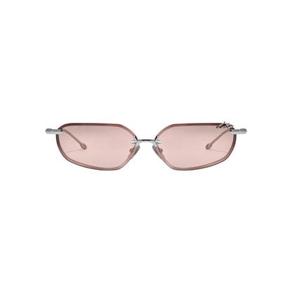 Piercing Ring Slim-Frame Sunglasses