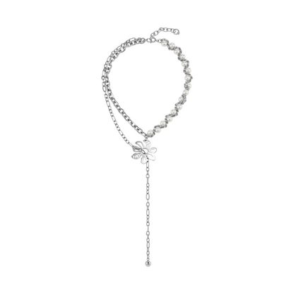 Anti-War Flower Pearl Necklace