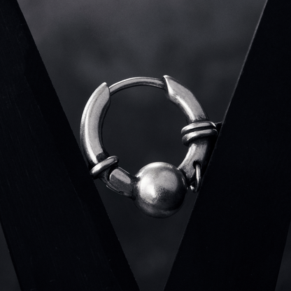 S925 Piercing Ball Earrings