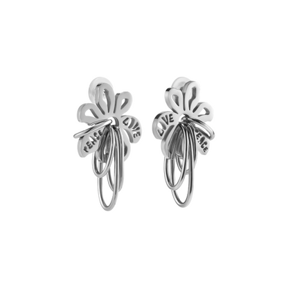 Anti-War Flower Earrings