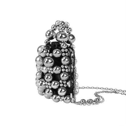 Steel Ball Beaded Crossbody Bag