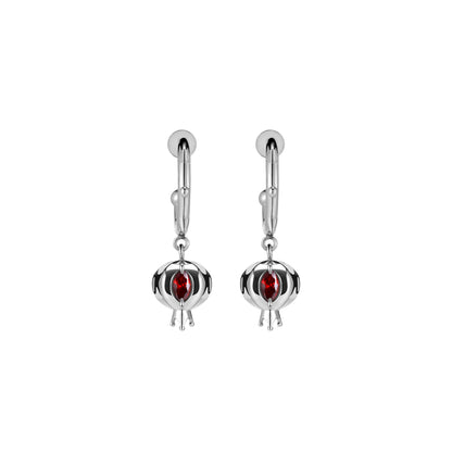 Bad Pomegranate Drop Earrings