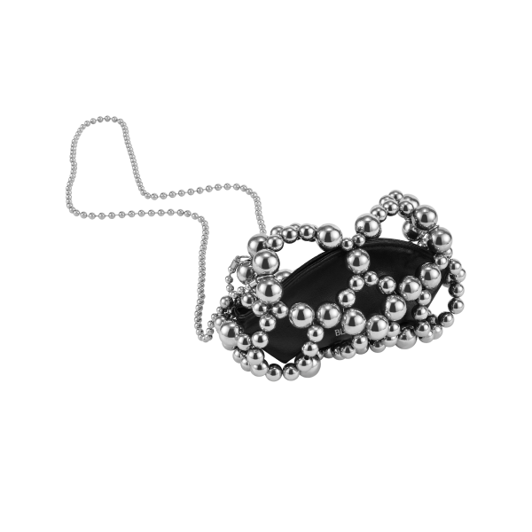 Heart Steel Ball Beaded Mini Bag